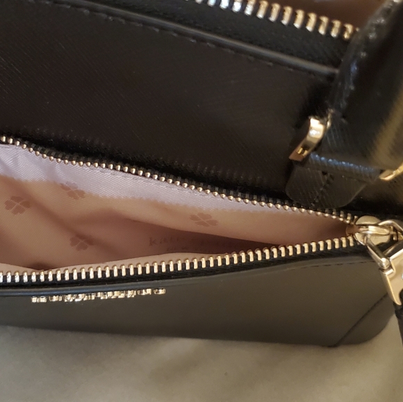 SOLD - Kate Spade New York Louise Small Dome Satchel Crossbody Black - Picture 6 of 11